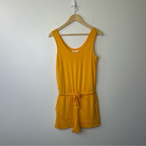 Lou & Grey yellow/gold Sleeveless romper - Picture 1 of 10